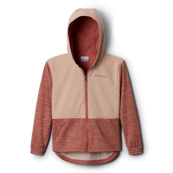 Columbia S’more Adventure Hybrid, Sudaderas Con Capucha Coral Oscuro Para Niña | 186045-GWI